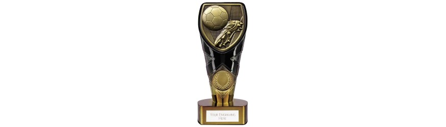 FUSION COBRA BOOT AND BALL RESIN TROPHY - 4 SIZES 15CM - 22.5CM FUSION COBRA BOOT AND BALL RESIN TROPHY - 4 SIZES 15CM - 22.5CM